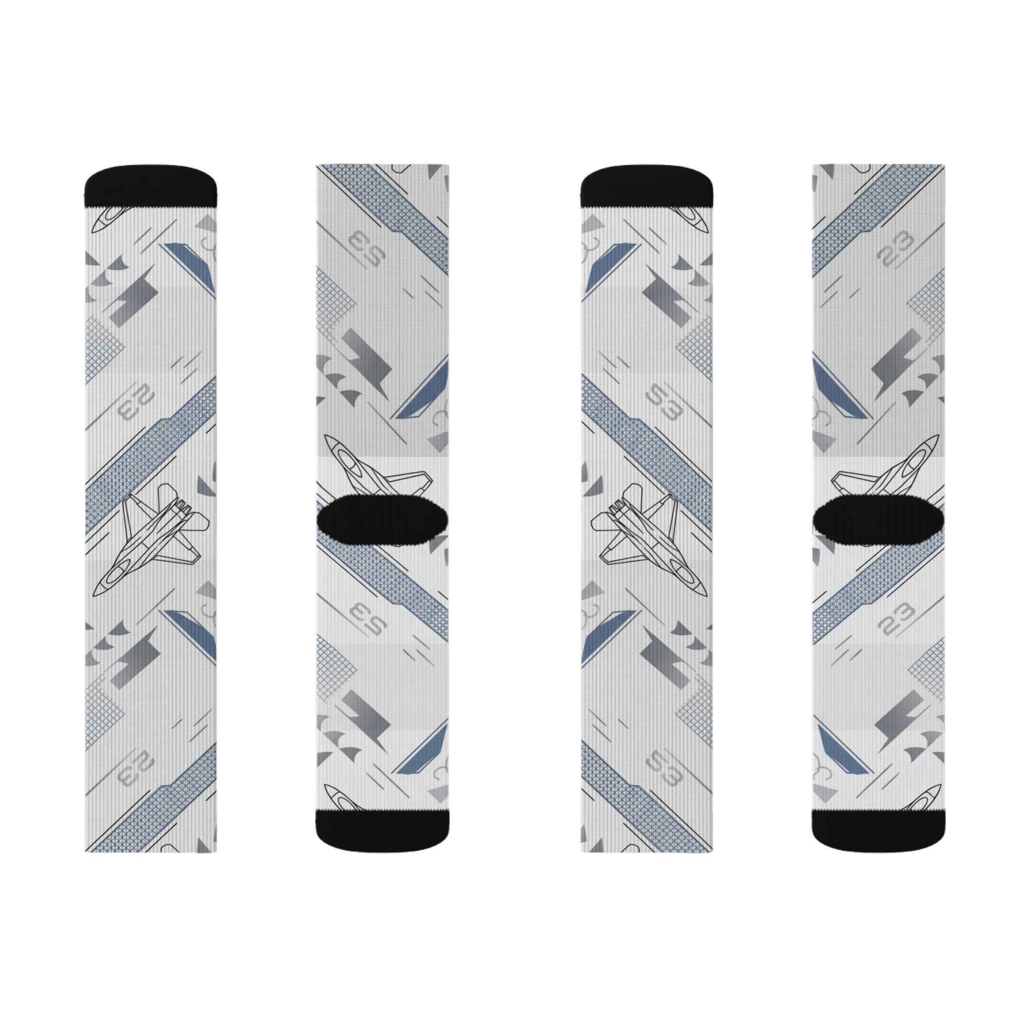 Jordan 5 Retro White Metallic Matching Crew Socks | Fighter Jet Metallic Streetwear Basketball
