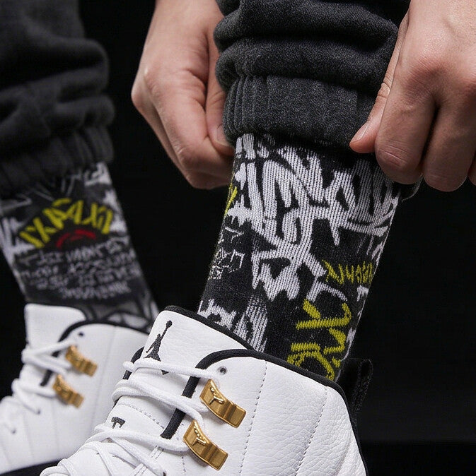 Jordan 12 Retro Taxi 2025 matching Crew Socks | MJ Championship Streetwear