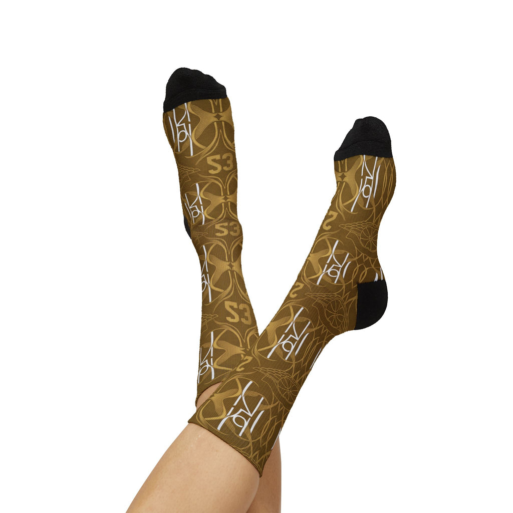 Air Jordan 11 Low Mothers Day 2026 Matching Crew Socks | Golden Basketball Streetwear