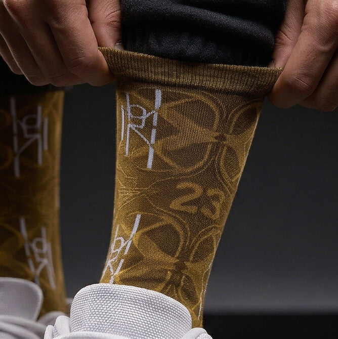 Air Jordan 11 Low Mothers Day 2026 Matching Crew Socks | Golden Basketball Streetwear