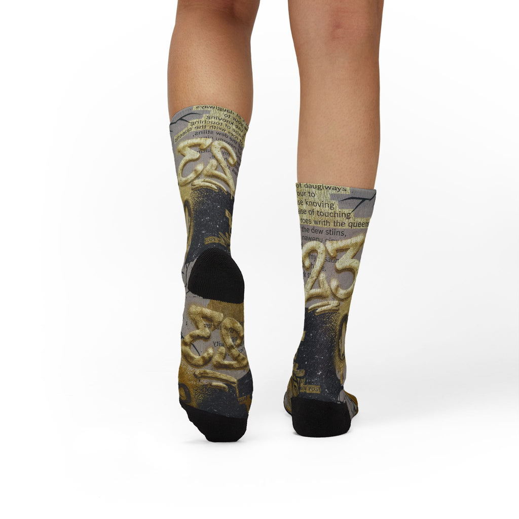 Teyana Taylor x Jordan 3 Concrete Rose Matching Crew Socks | Queens Urban Rose Streetwear