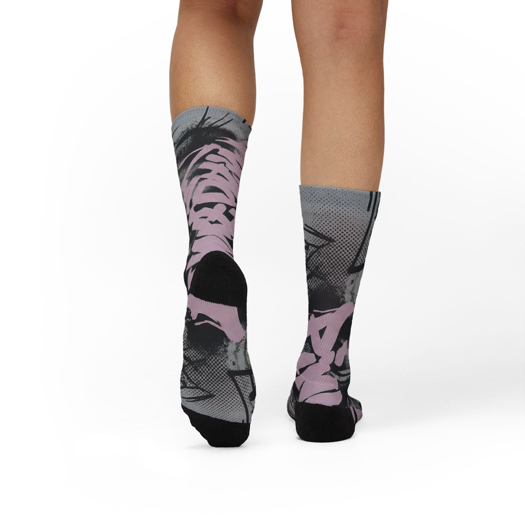 Air Max 95 Pink Foam Matching Crew Socks | Pink Foam Technical Streetwear Socks