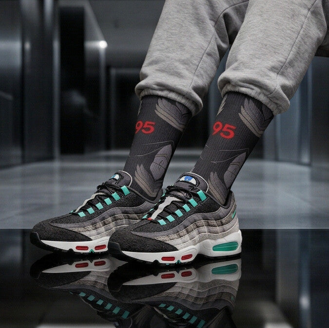 Socks to Match Max 95 Greedy/What The Matching Crew Socks | Chaotic Collector Streetwear Mashup