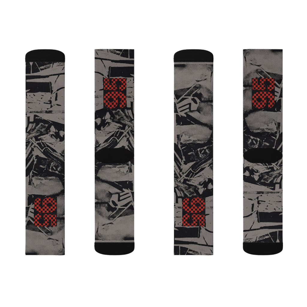 Nike Air Max 95 Greedy Matching Crew Socks | Chaotic Collector Streetwear Mashup