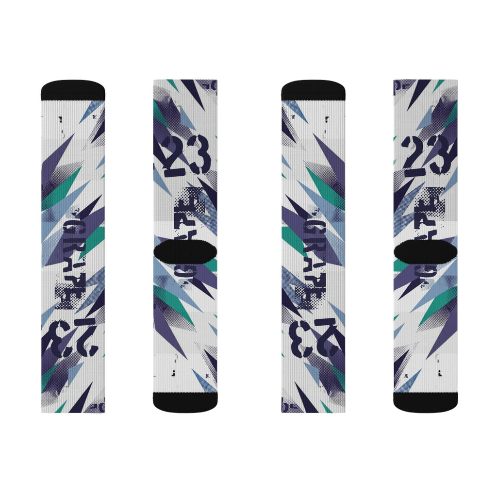 Jordan 5 Retro Grape 2025 Matching Crew Socks | Purple Royal Streetwear