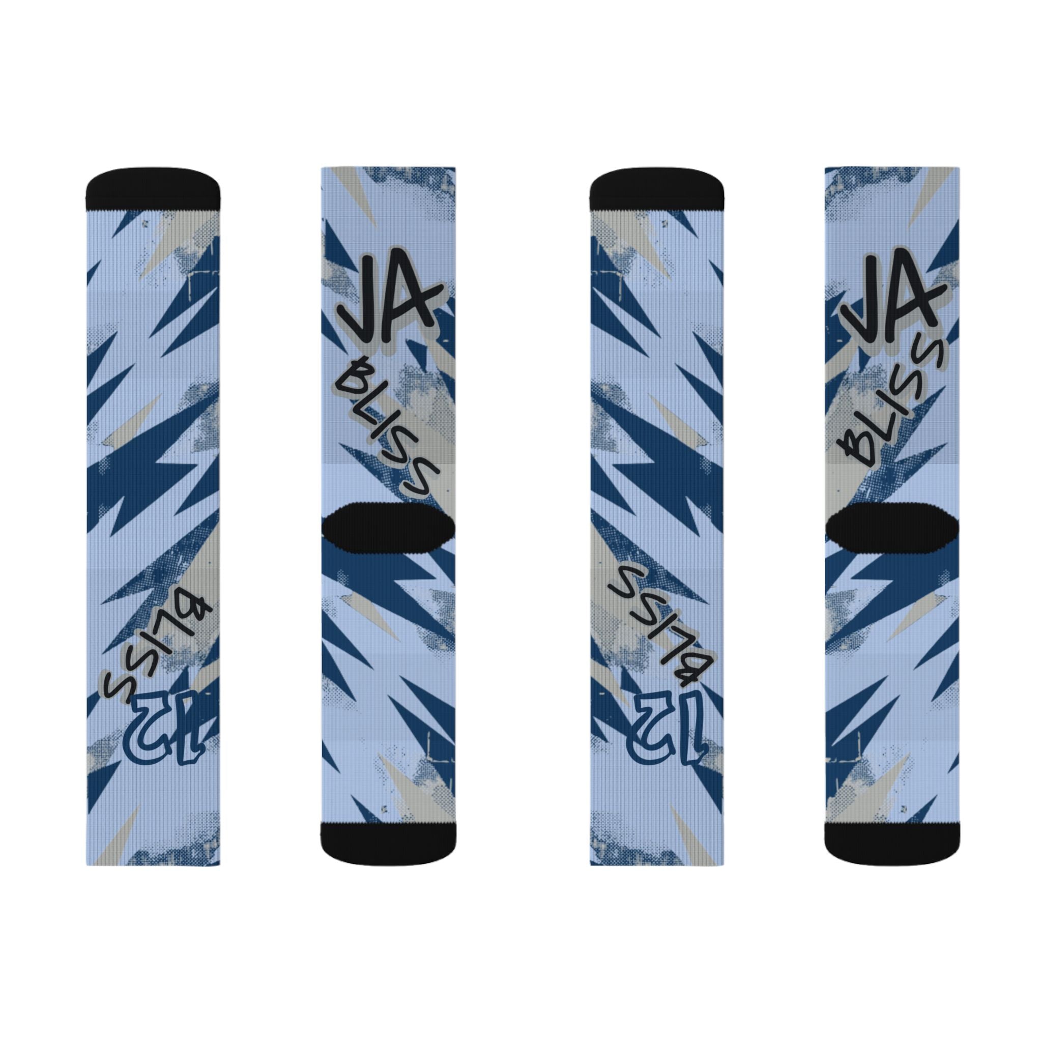 Nike Ja 3 Cobalt Bliss Matching Crew Socks | Morant Memphis Grizzlies Streetwear Basketball