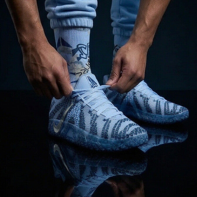 Nike Ja 3 Cobalt Bliss Matching Crew Socks | Morant Memphis Grizzlies Streetwear Basketball