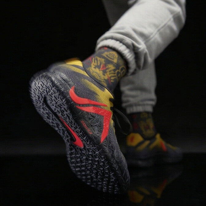 Jurassic Park x Nike Ja 3 Anthracite Matching Crew Socks | Prehistoric Predator Memphis Basketball Streetwear
