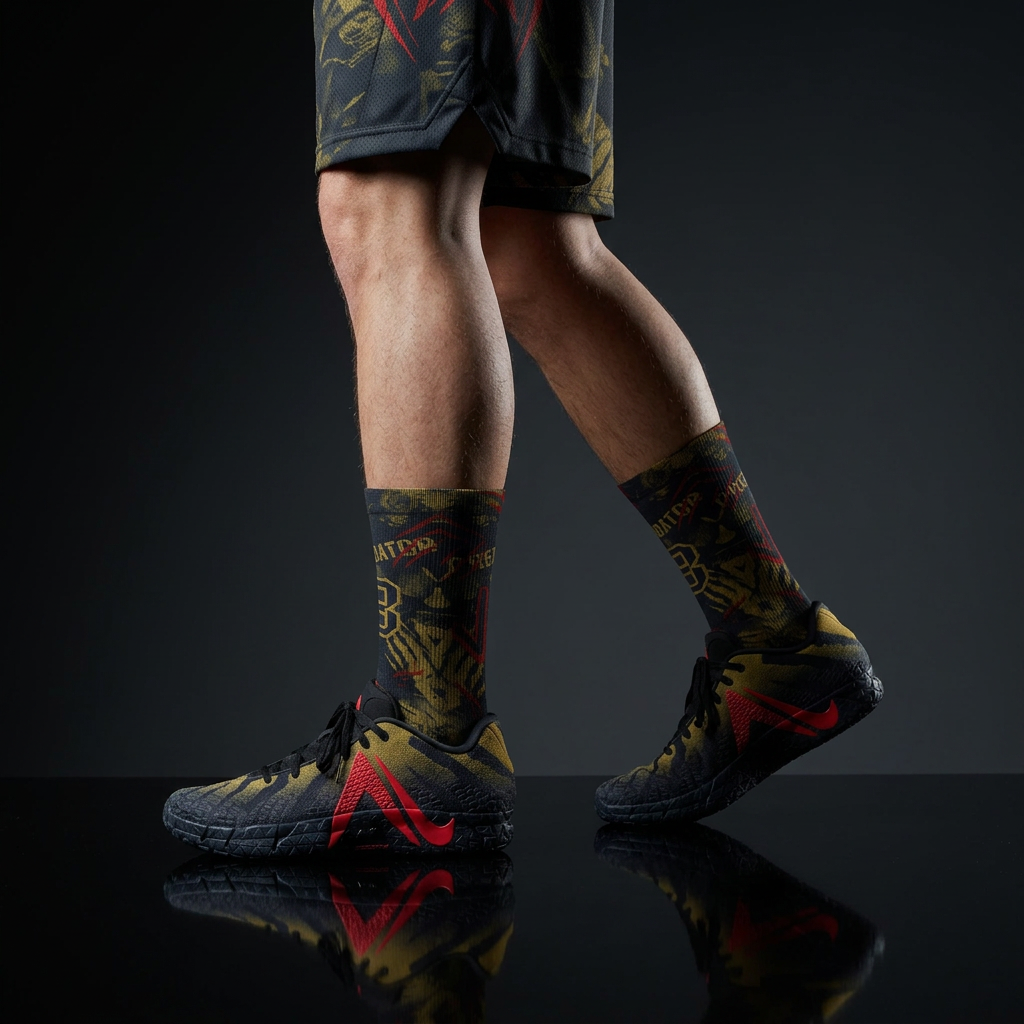Jurassic Park x Nike Ja 3 Anthracite Matching Crew Socks | Prehistoric Predator Memphis Basketball Streetwear