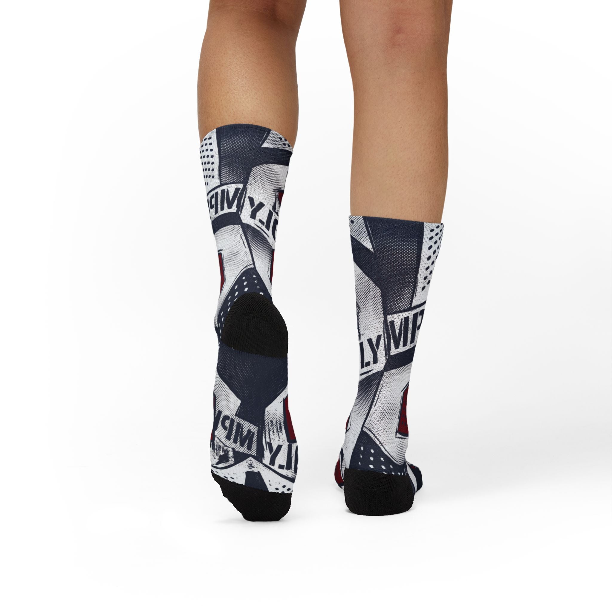 Jordan 6 Retro Olympic 2024 Matching Crew Socks | Dream Team Inspired Streetwear