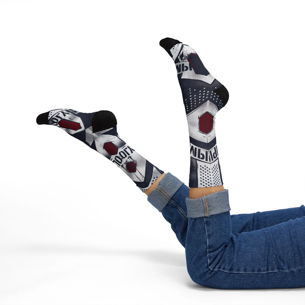 Jordan 6 Retro Olympic 2024 Matching Crew Socks | Dream Team Inspired Streetwear