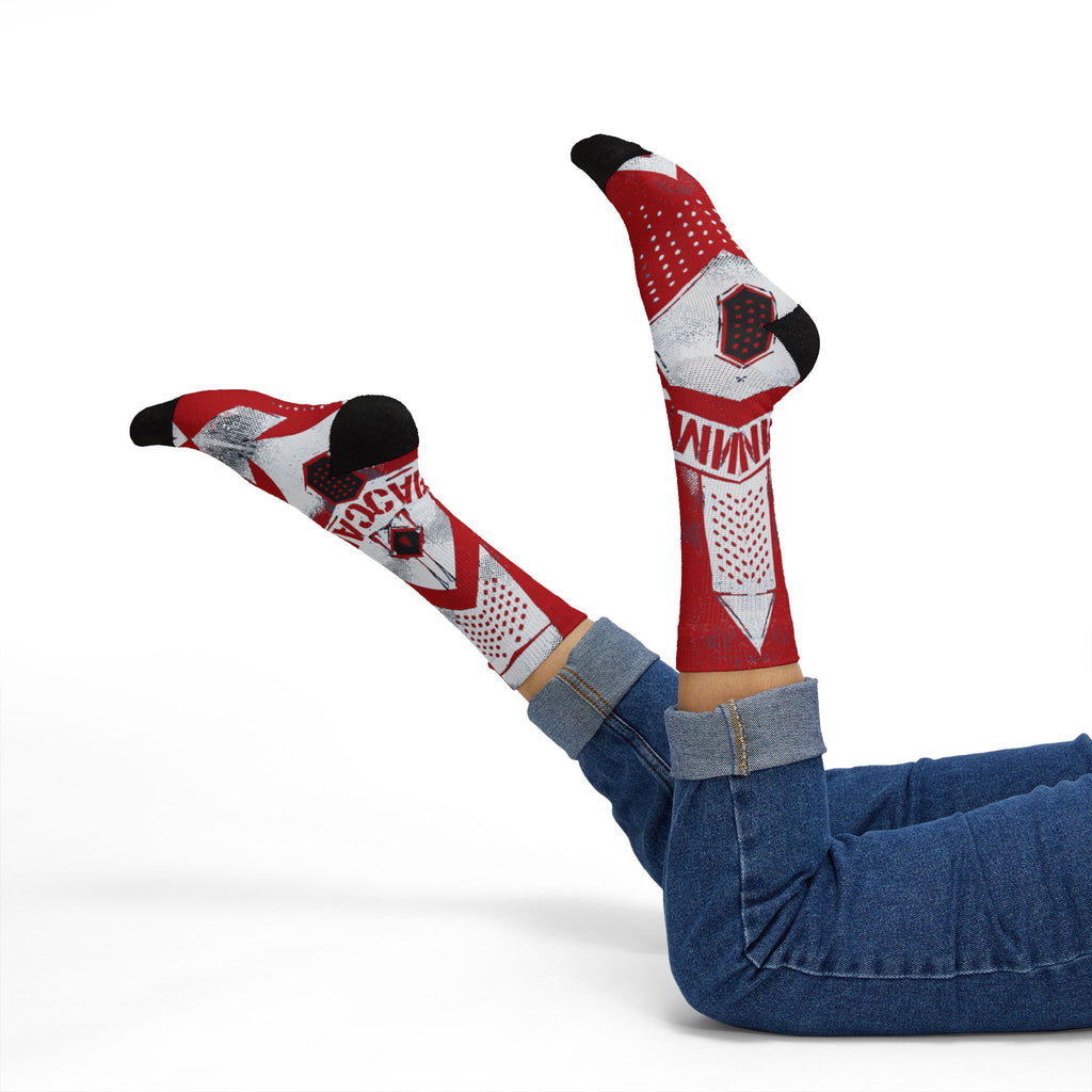 Jordan 6 Retro OG Carmine 2021 Matching Crew Socks | Championship Bulls Dynasty Streetwear