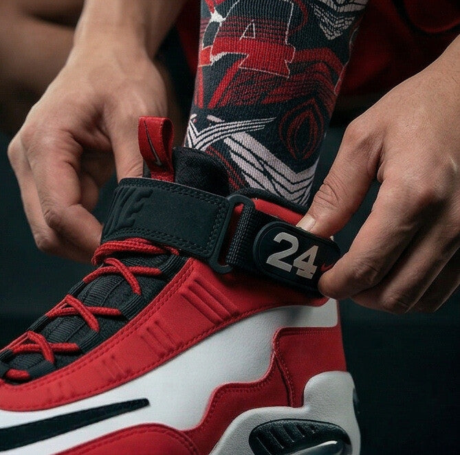 Nike Air Griffey Max 1 Cincinnati Reds matching Crew Socks | Baseball Heritage Streetwear
