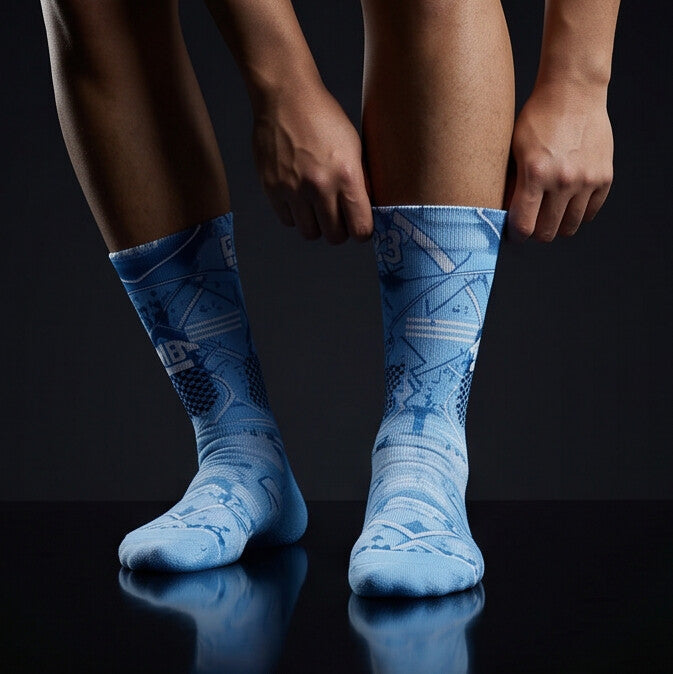 Jordan 11 Retro Columbia Legend Blue 2024 matching Crew Socks | UNC Carolina Blue Streetwear