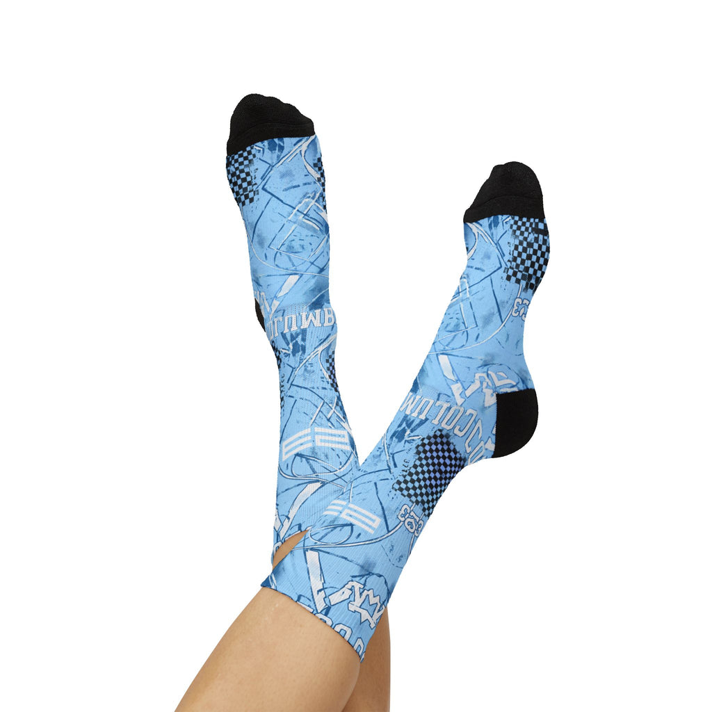 Jordan 11 Retro Columbia Legend Blue 2024 matching Crew Socks | UNC Carolina Blue Streetwear