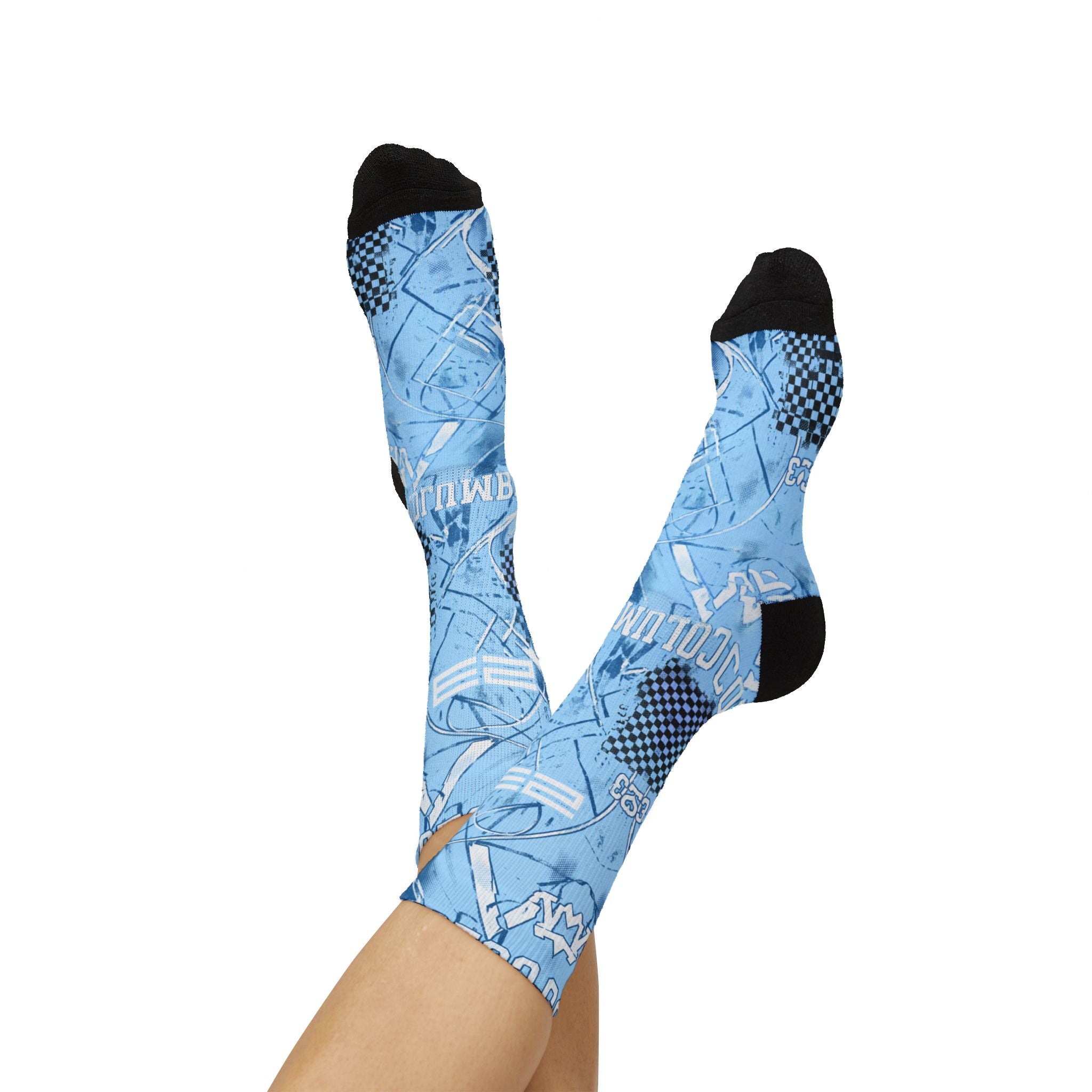Jordan 11 Retro Columbia Legend Blue 2024 matching Crew Socks | UNC Carolina Blue Streetwear