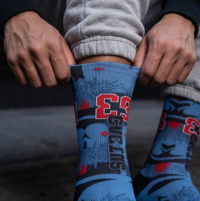 Matching Socks for Travis Scott x Jordan 4 Retro Cactus Jack Inspired Design