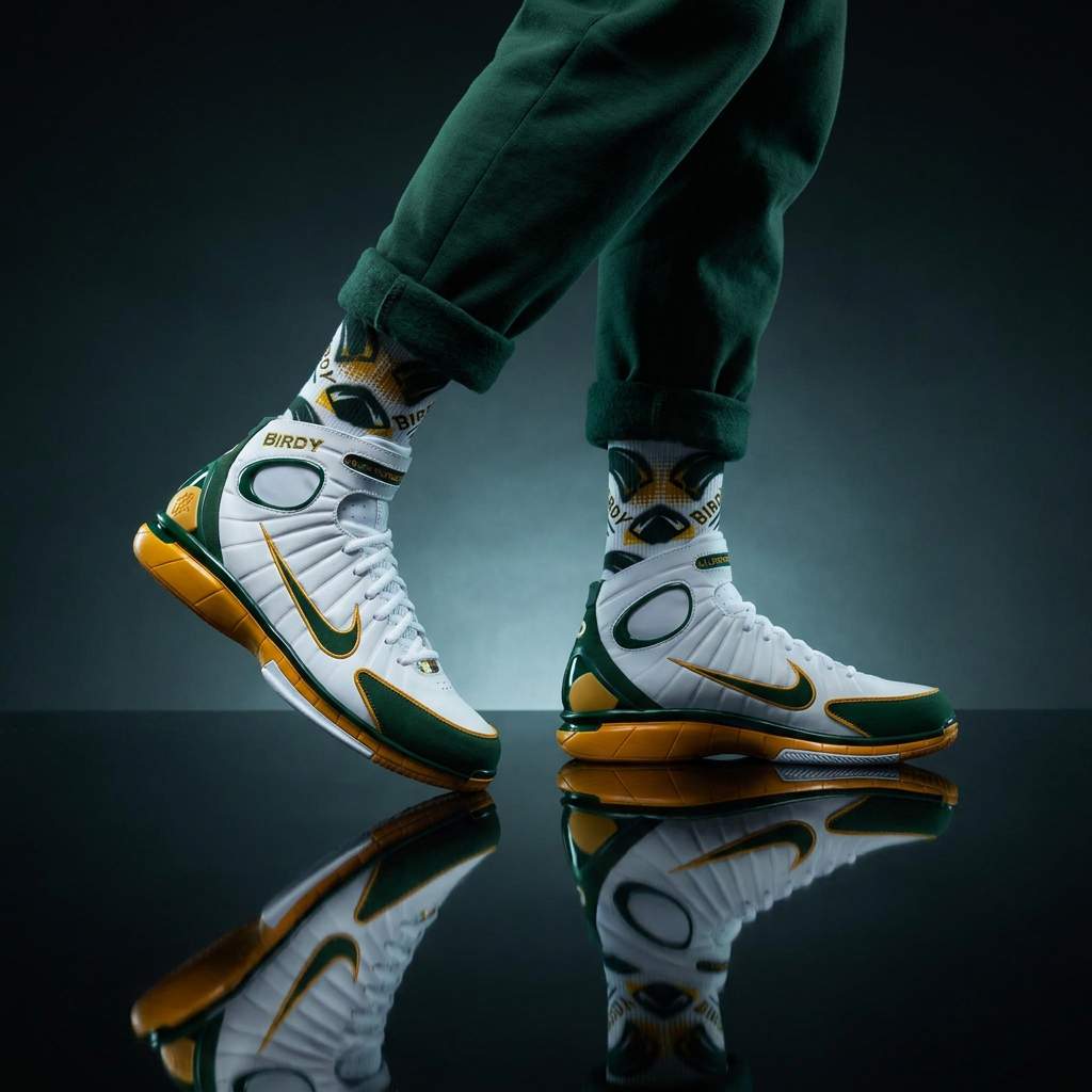 Nike Air Zoom Huarache 2K4 'Sue Bird' Colorway Matching Socks
