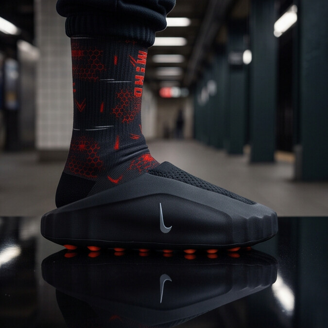 Nike Mind 001 'Black' Matching Socks