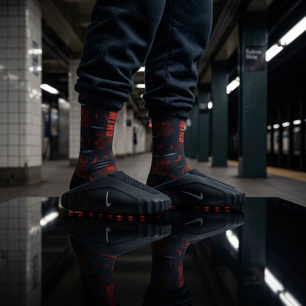 Nike Mind 001 'Black' Matching Socks