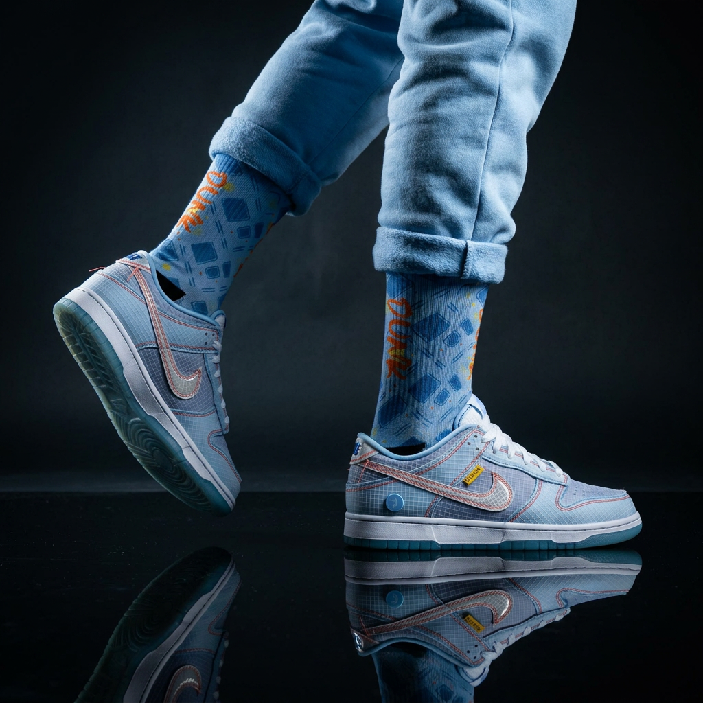 Dunk Low 'Passport Pack - Argon' Matching Socks
