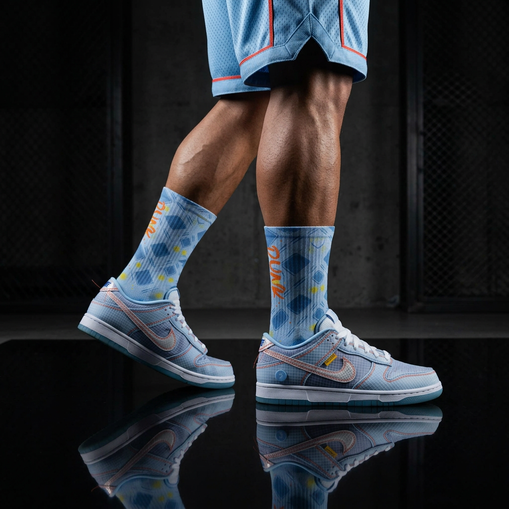 Dunk Low 'Passport Pack - Argon' Matching Socks