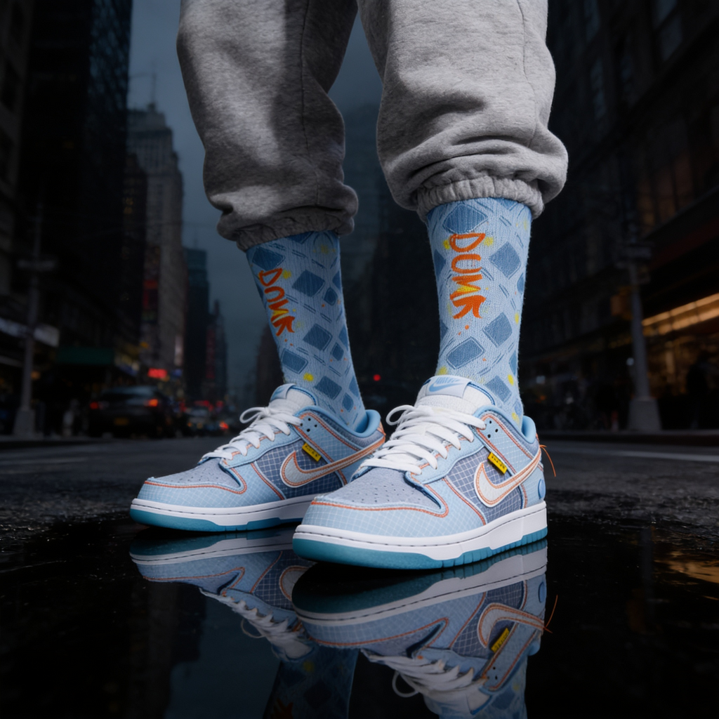 Dunk Low 'Passport Pack - Argon' Matching Socks