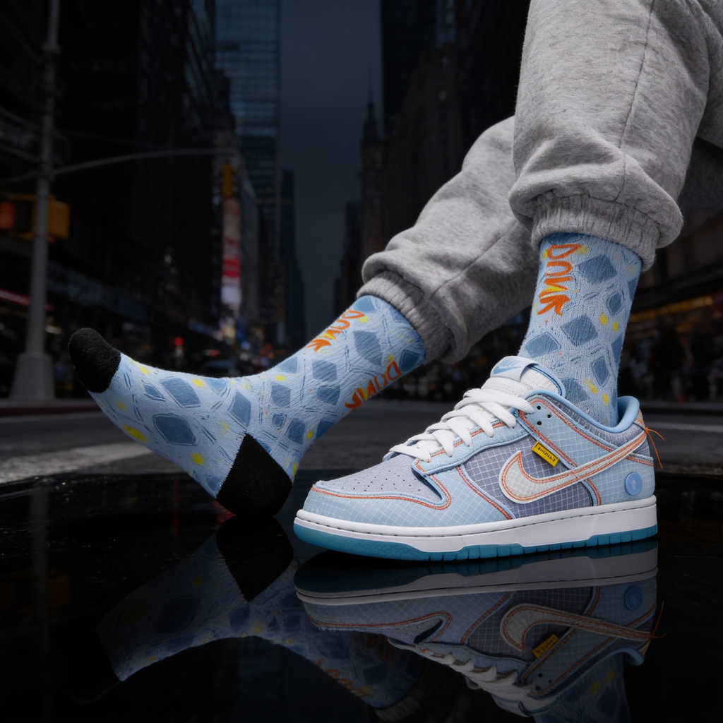 Dunk Low 'Passport Pack - Argon' Matching Socks
