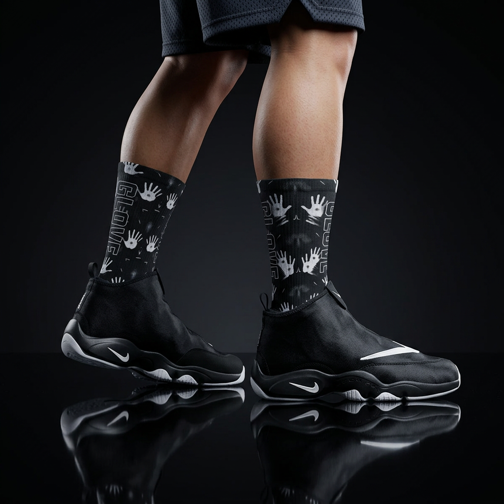 Air Zoom Flight The Glove OG 'Black White' 2026 Matching Socks