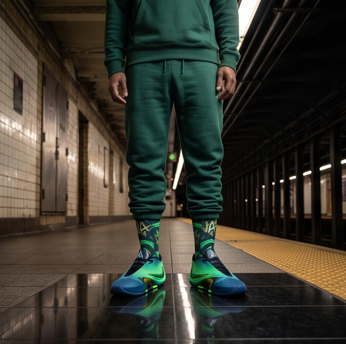 Nike Ja 4 'Nightmare' Matching Socks
