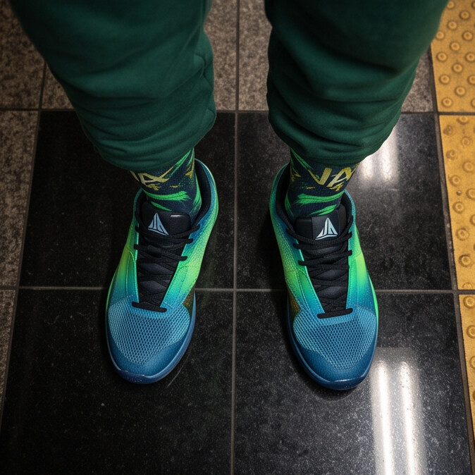 Nike Ja 4 'Nightmare' Matching Socks