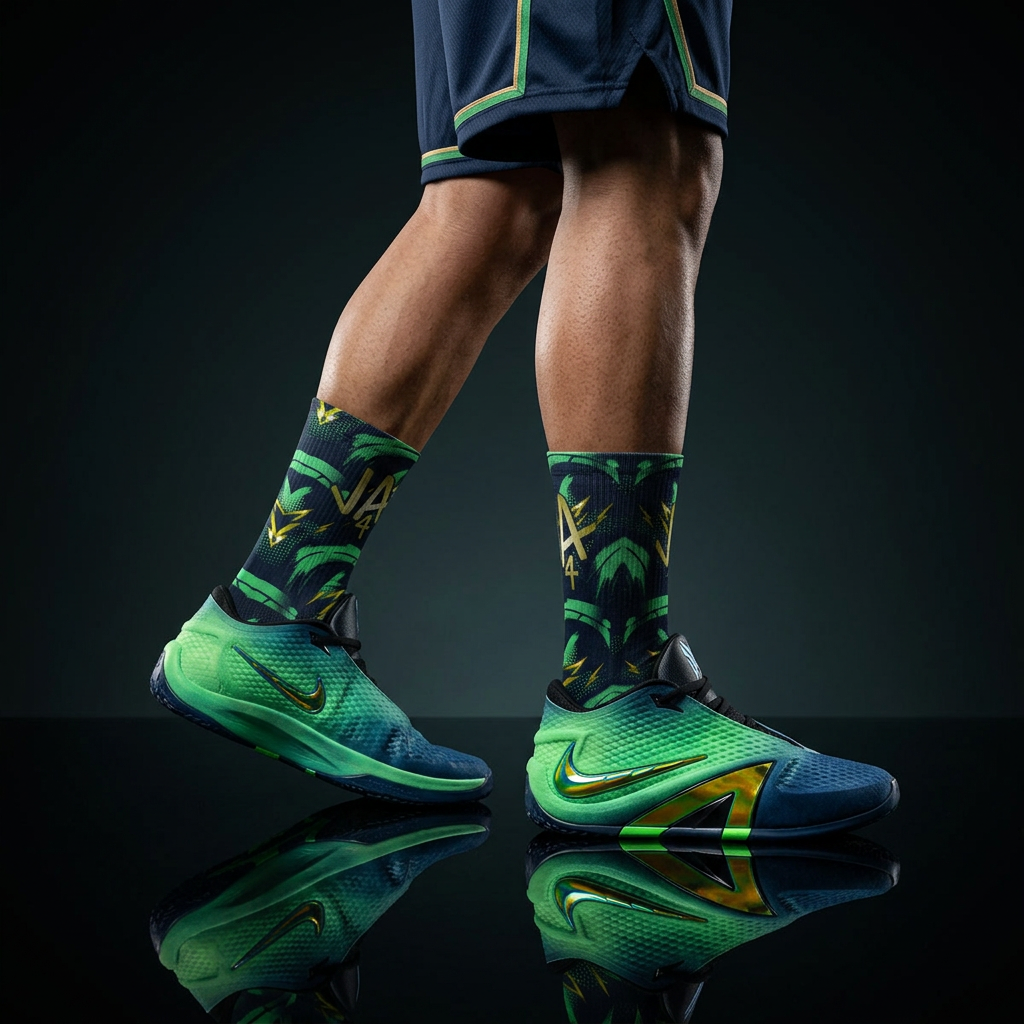 Nike Ja 4 'Nightmare' Matching Socks