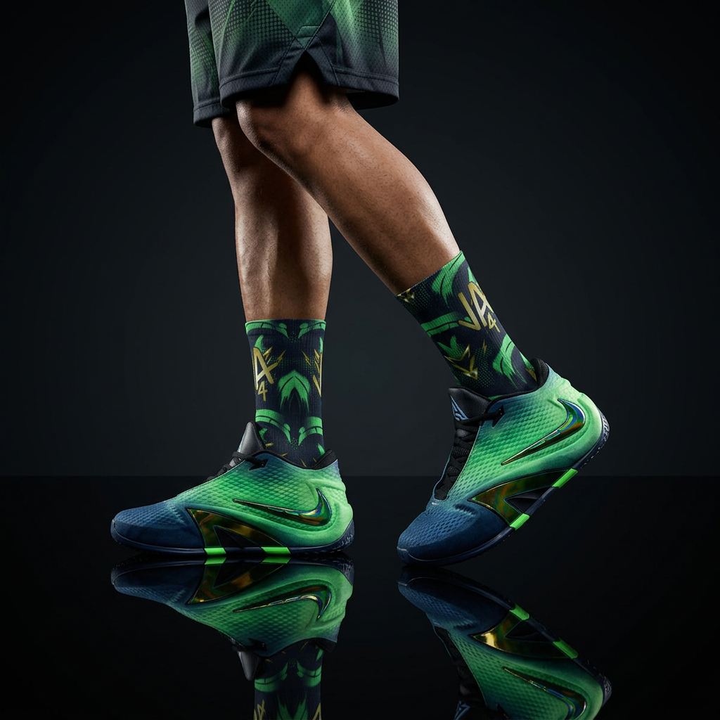 Nike Ja 4 'Nightmare' Matching Socks