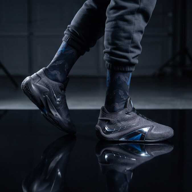 Nike Ja 4 'Dark Mode' Matching Socks