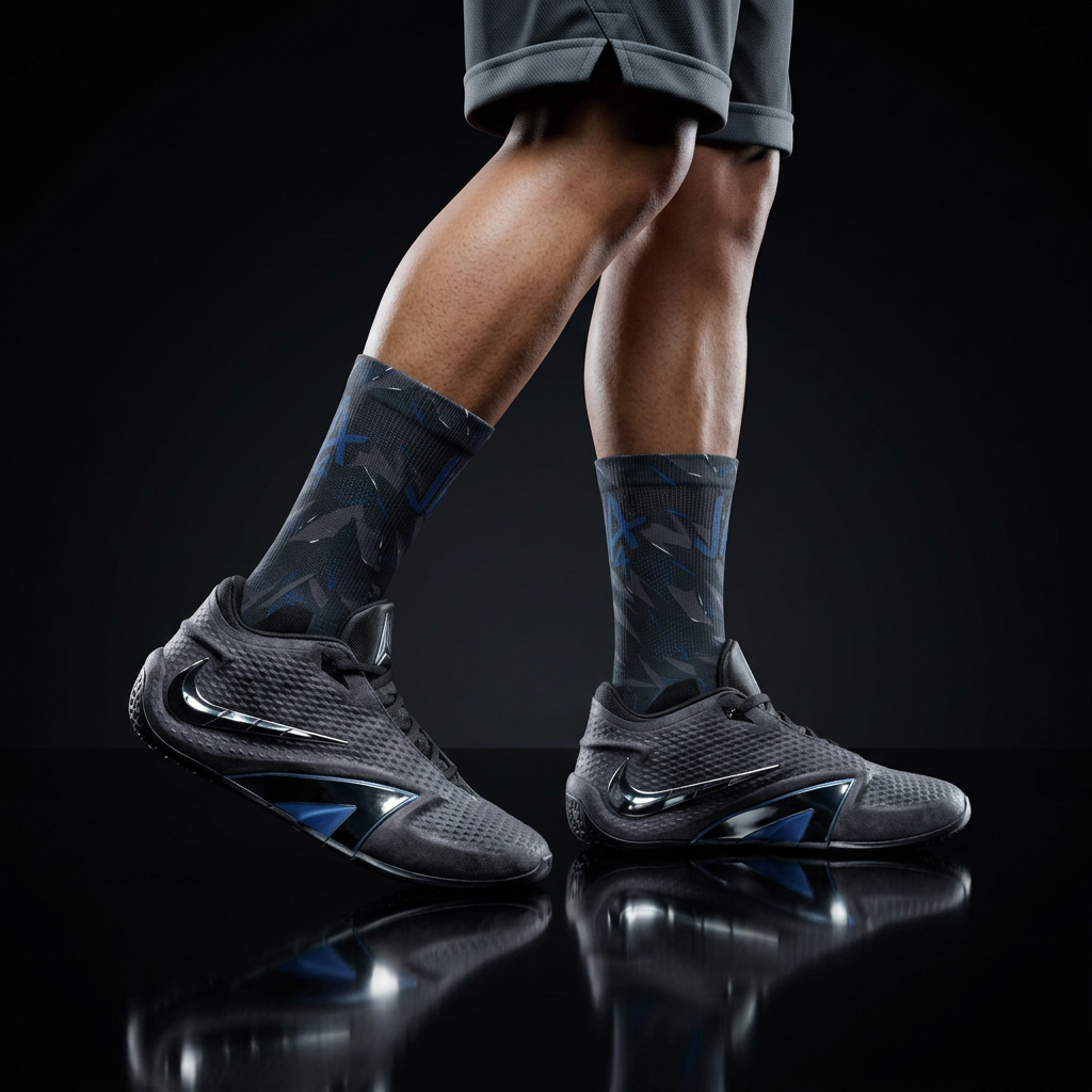Nike Ja 4 'Dark Mode' Matching Socks