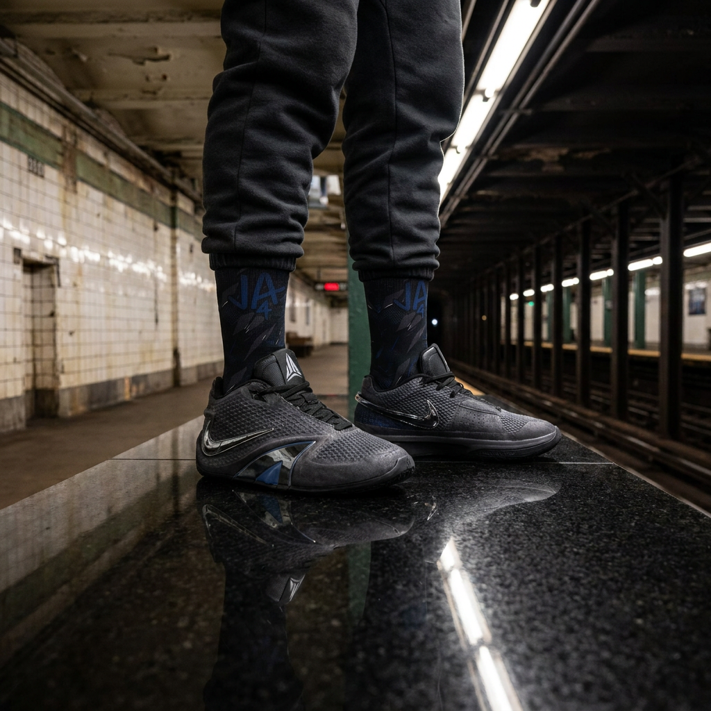 Nike Ja 4 'Dark Mode' Matching Socks