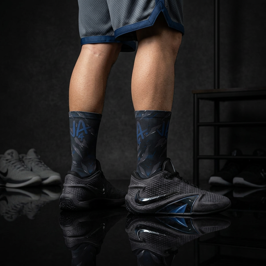 Nike Ja 4 'Dark Mode' Matching Socks