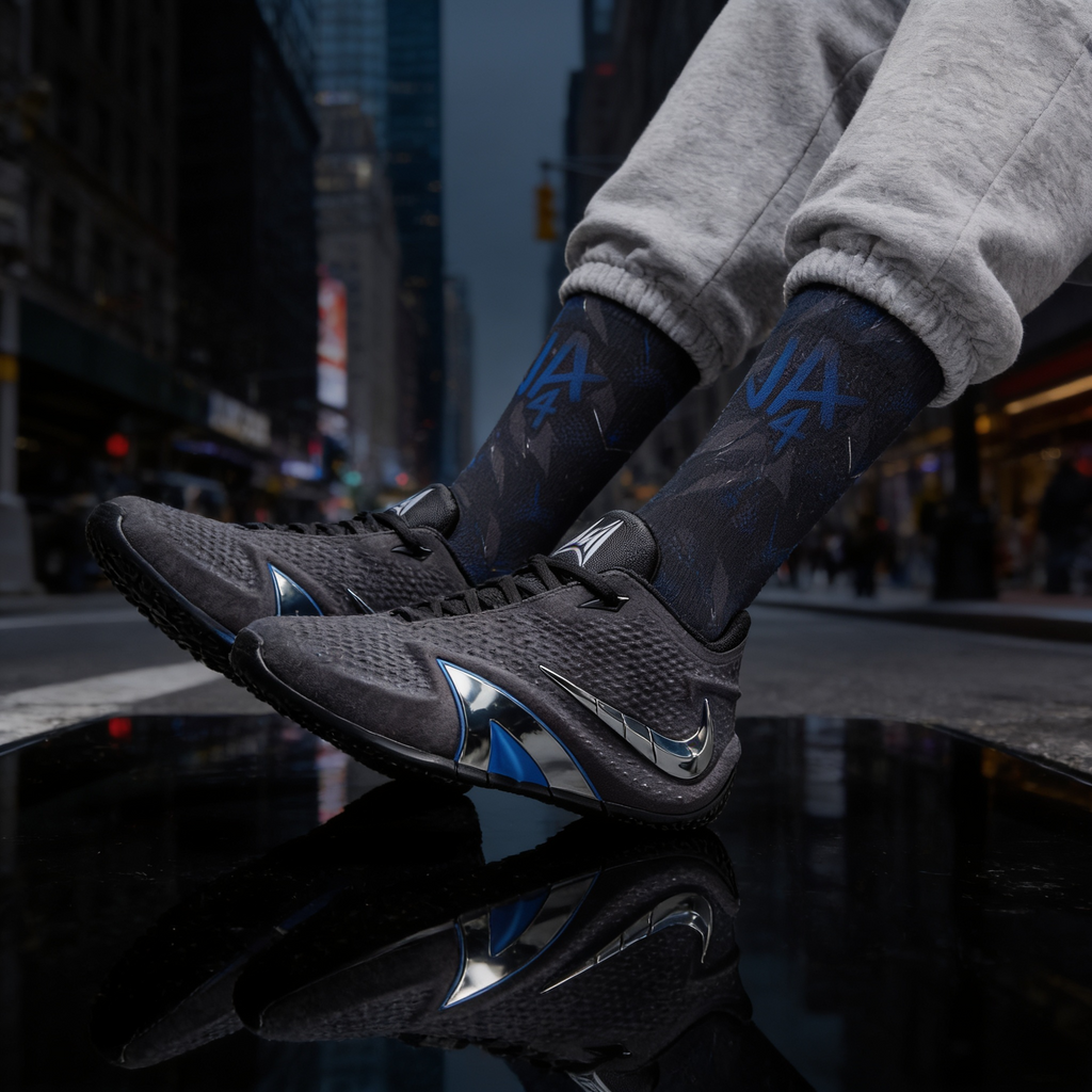Nike Ja 4 'Dark Mode' Matching Socks