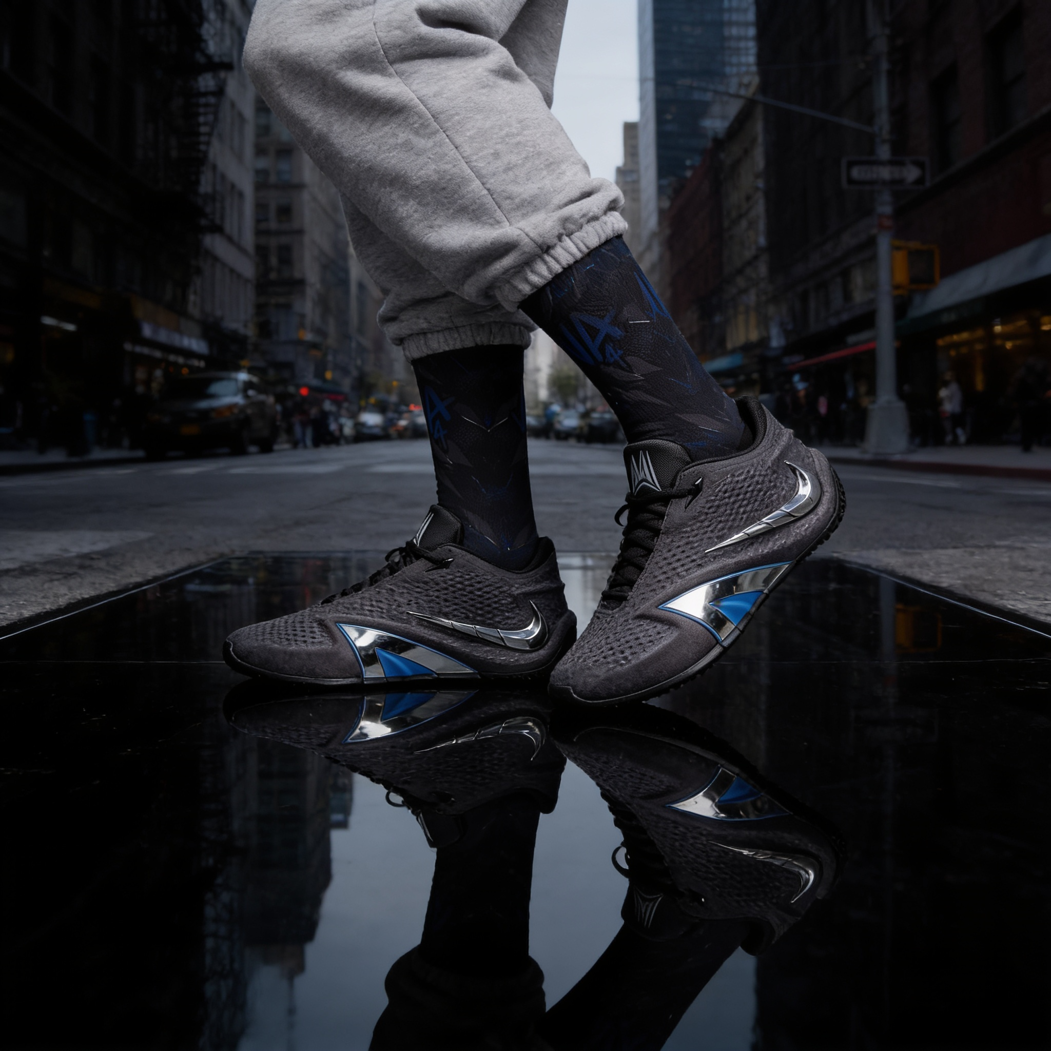 Nike Ja 4 'Dark Mode' Matching Socks