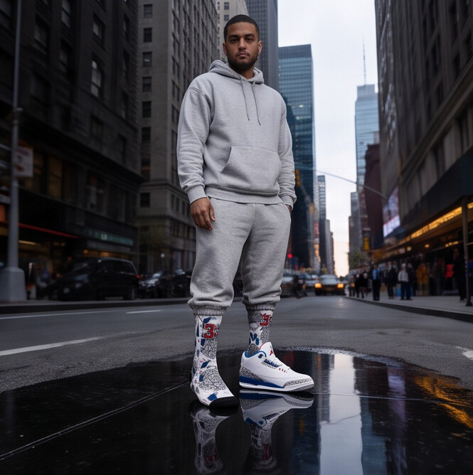 Nike Air Jordan 3 'True Blue' 2026 Matching Socks