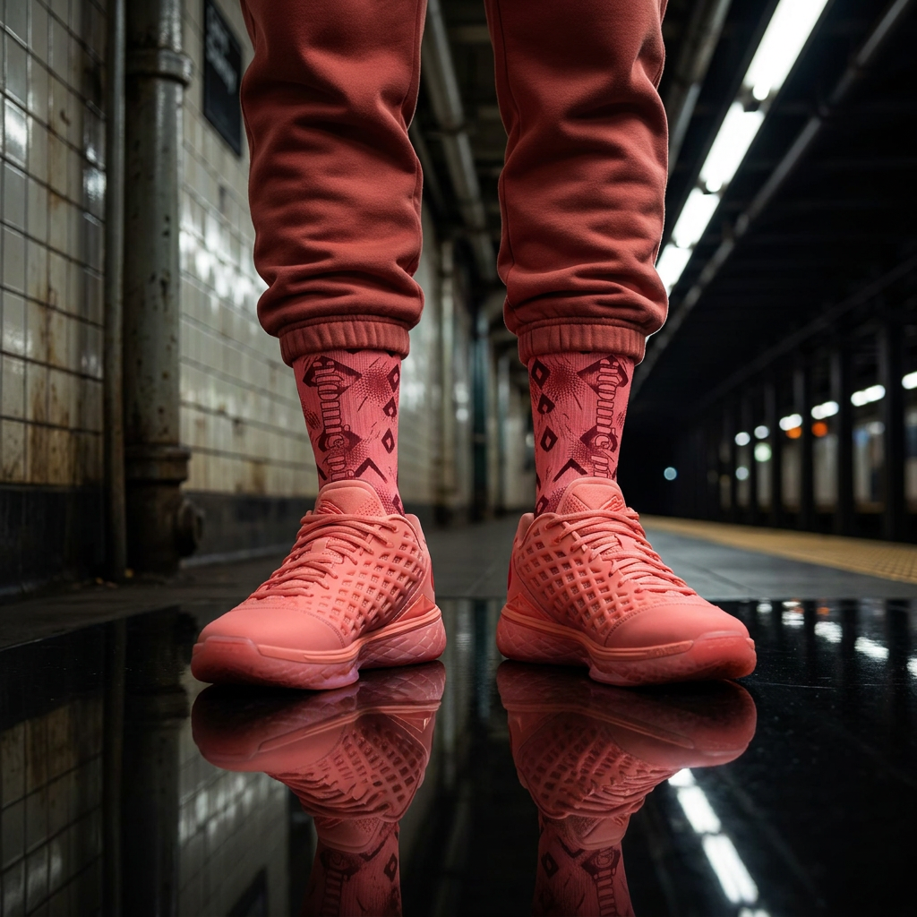 Nike Zoom Kobe 3 Low Protro 'Atomic Pink' Matching Socks