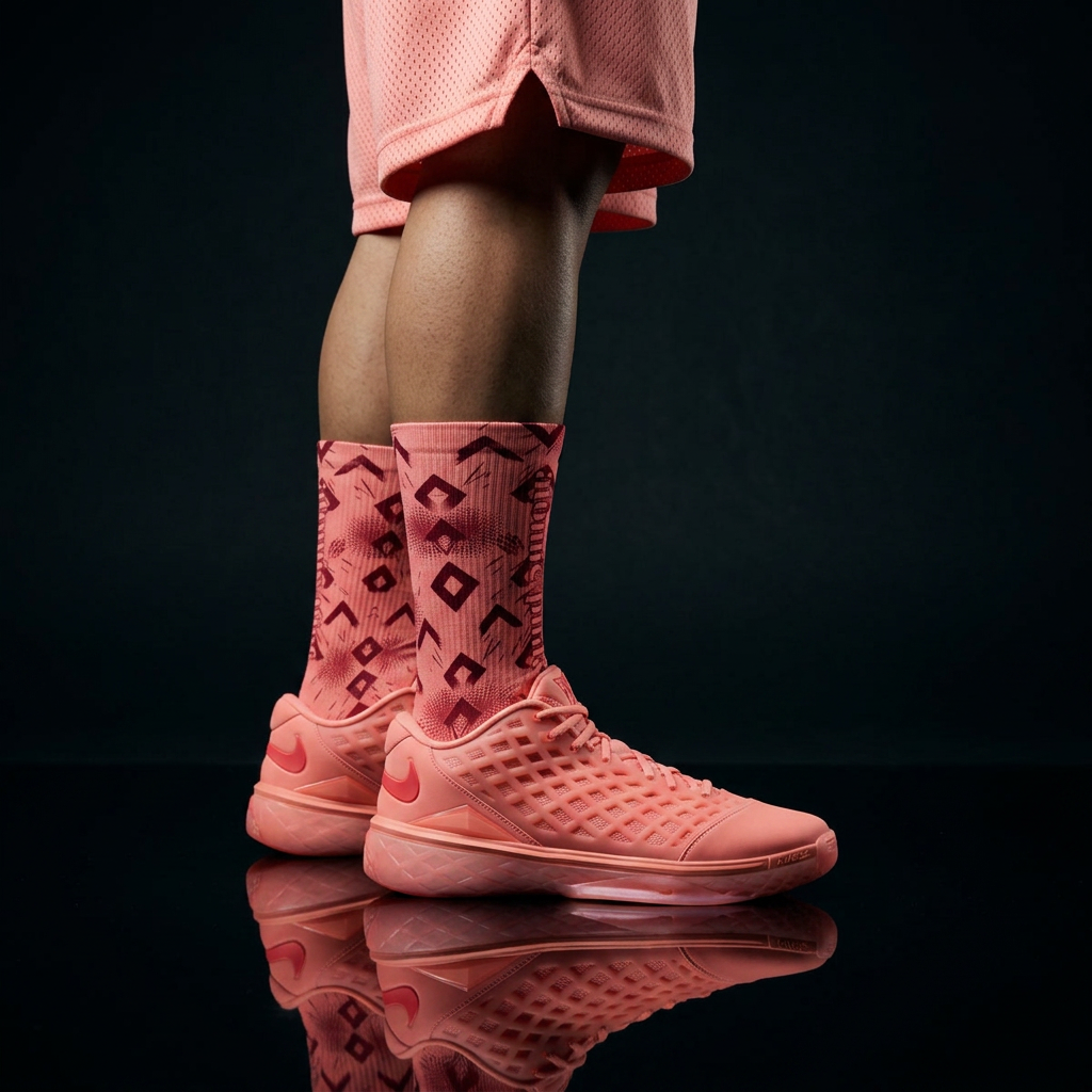 Nike Zoom Kobe 3 Low Protro 'Atomic Pink' Matching Socks