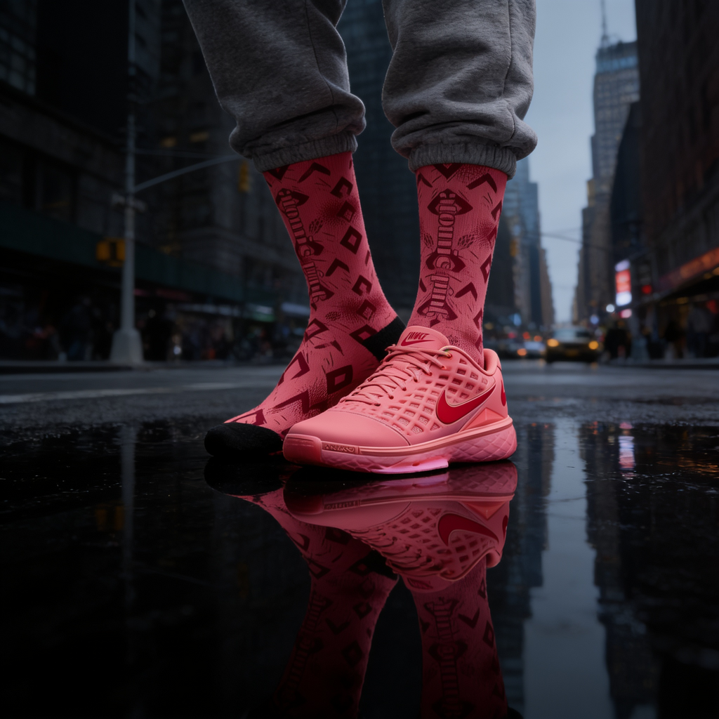 Nike Zoom Kobe 3 Low Protro 'Atomic Pink' Matching Socks