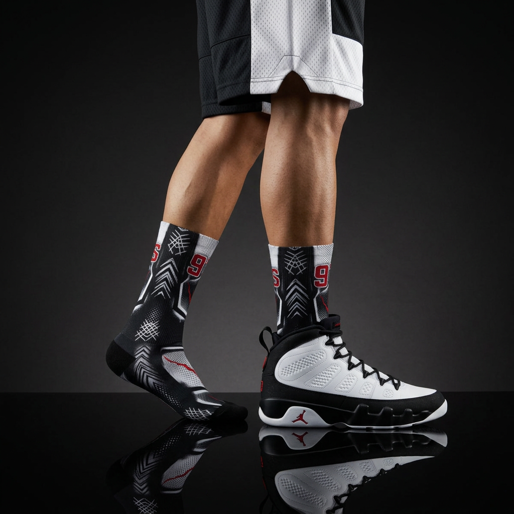 Nike Air Jordan 9 Retro OG 'Space Jam' 2026 Matching Socks