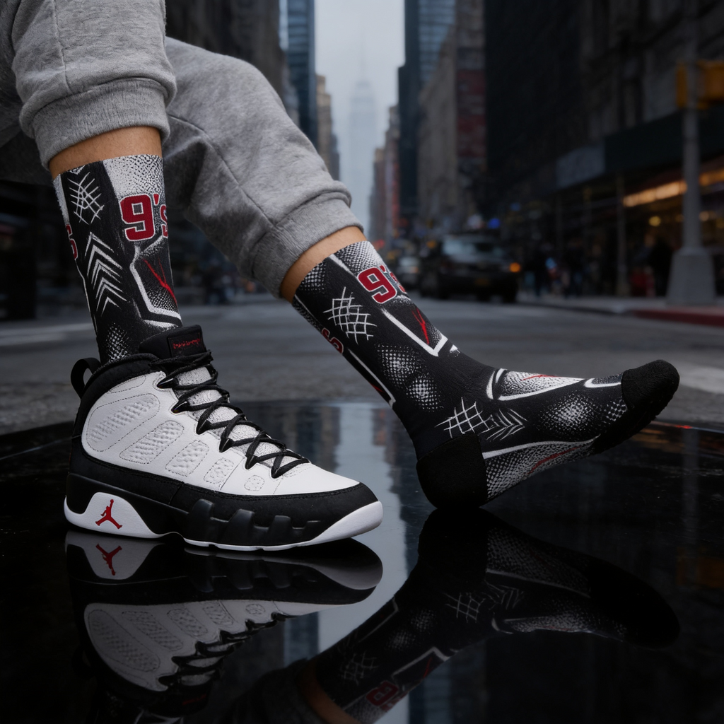 Nike Air Jordan 9 Retro OG 'Space Jam' 2026 Matching Socks