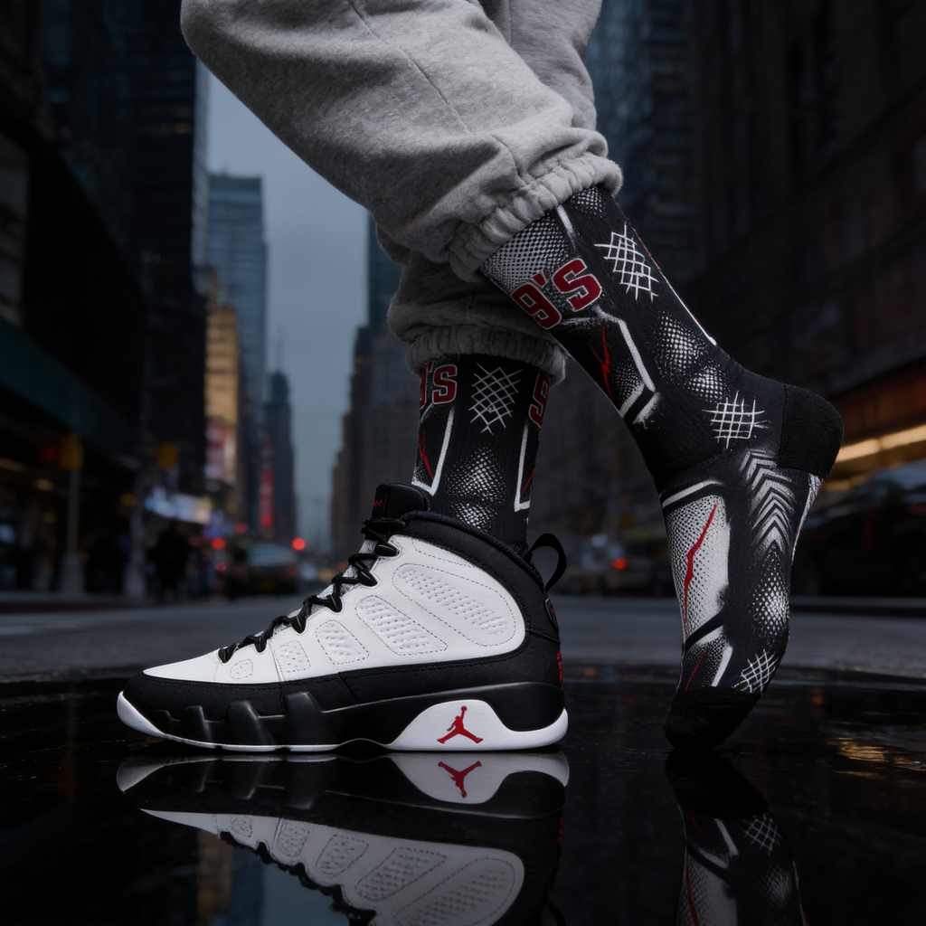 Nike Air Jordan 9 Retro OG 'Space Jam' 2026 Matching Socks