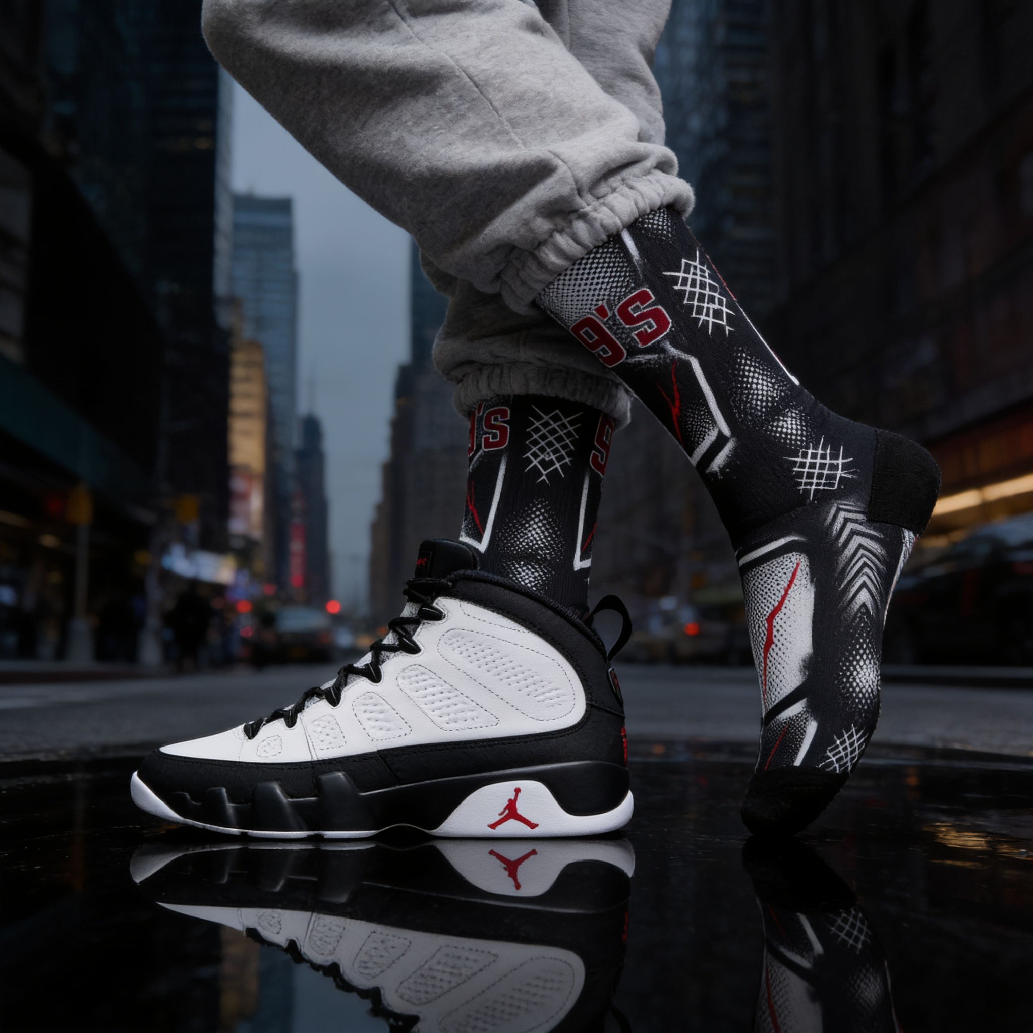 Nike Air Jordan 9 Retro OG 'Space Jam' 2026 Matching Socks