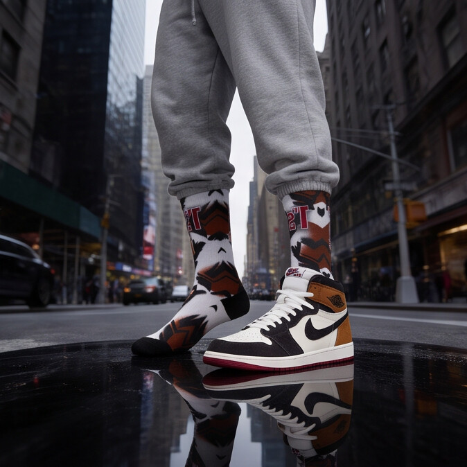 Nike Air Jordan 1 High OG 'Love The Game' Matching Socks