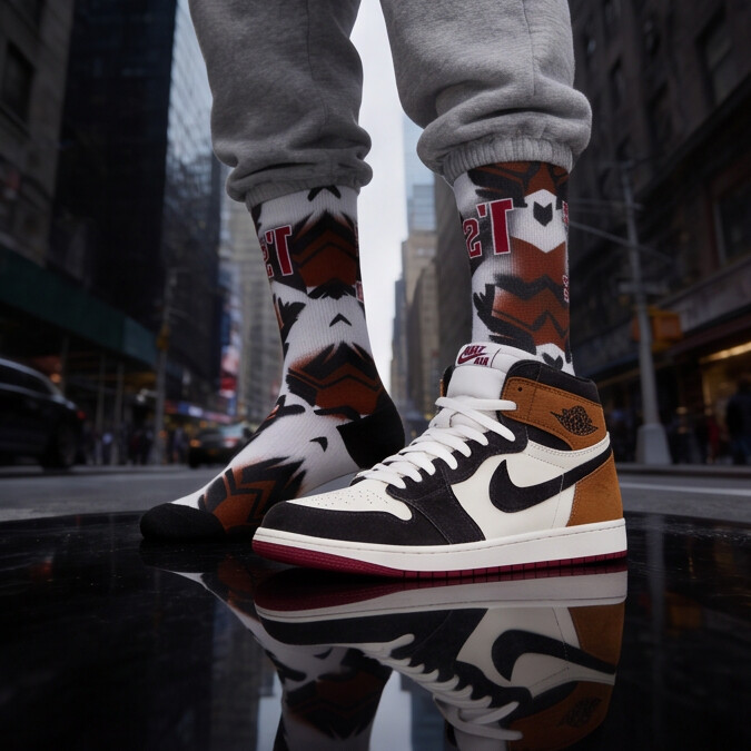 Nike Air Jordan 1 High OG 'Love The Game' Matching Socks