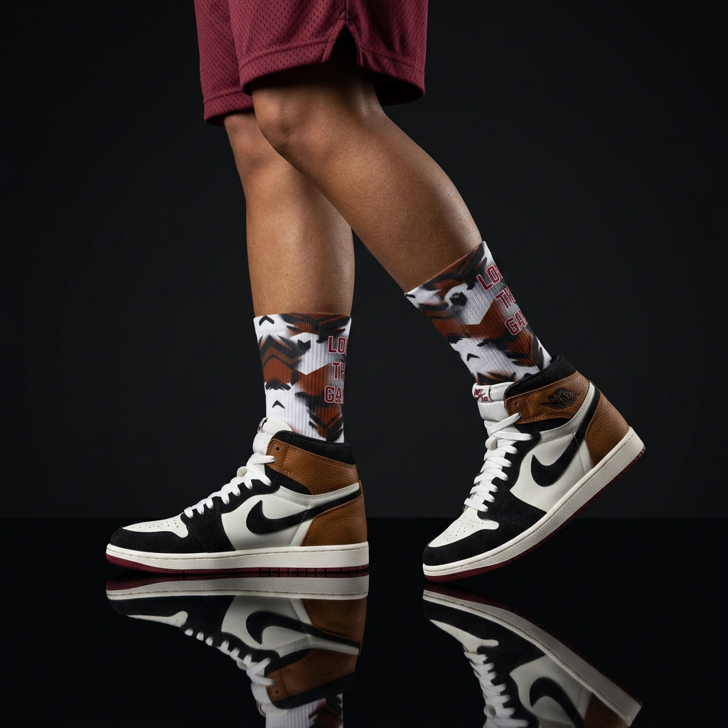 Nike Air Jordan 1 High OG 'Love The Game' Matching Socks